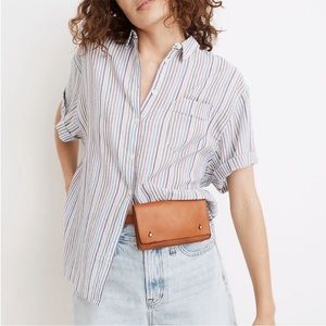 Madewell Multicolor Striped Button-Up Shirt
